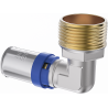 Mexen PEX-P press-fit elbow, PEX 20 x 3/4 M - W97127-2034M-00