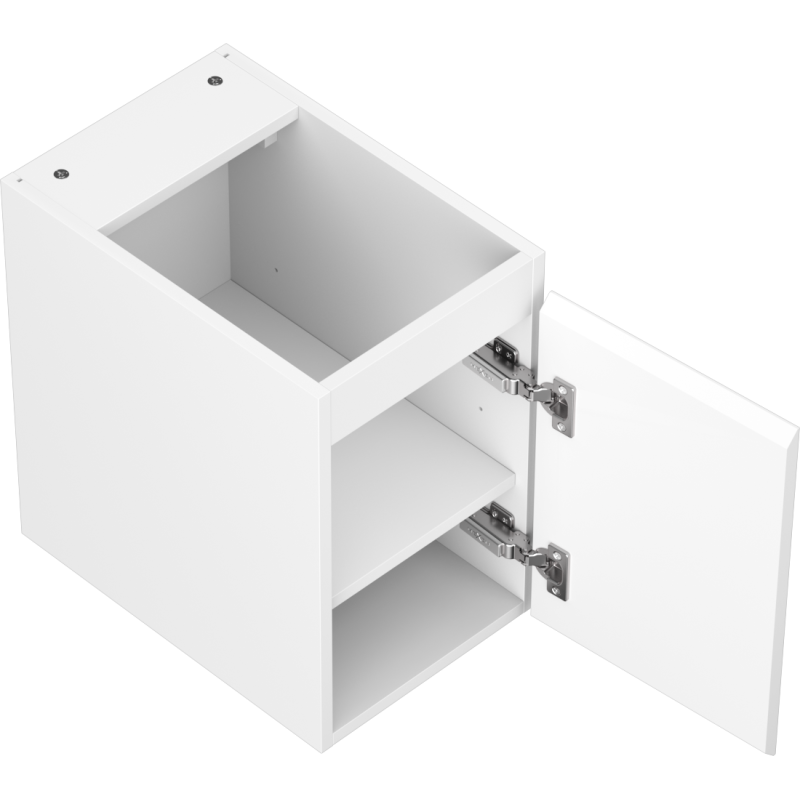 Mexen Orio bathroom cabinet for washbasin 30 cm, 1 door, white matte - 91A11-03047-1-BF01