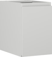Mexen Orio bathroom cabinet under-sink 30 cm, 1 door, gray matte - 91A11-03047-1-BF62
