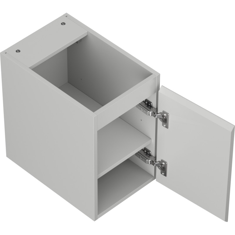 Mexen Orio 30 cm bathroom vanity cabinet, 1 door, matte gray - 91A11-03047-1-BF62