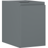 Mexen Orio bathroom cabinet under washbasin 30 cm, 1 door, matte graphite - 91A11-03047-1-BF66