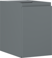 Mexen Orio bathroom cabinet under washbasin 30 cm, 1 door, matte graphite - 91A11-03047-1-BF66