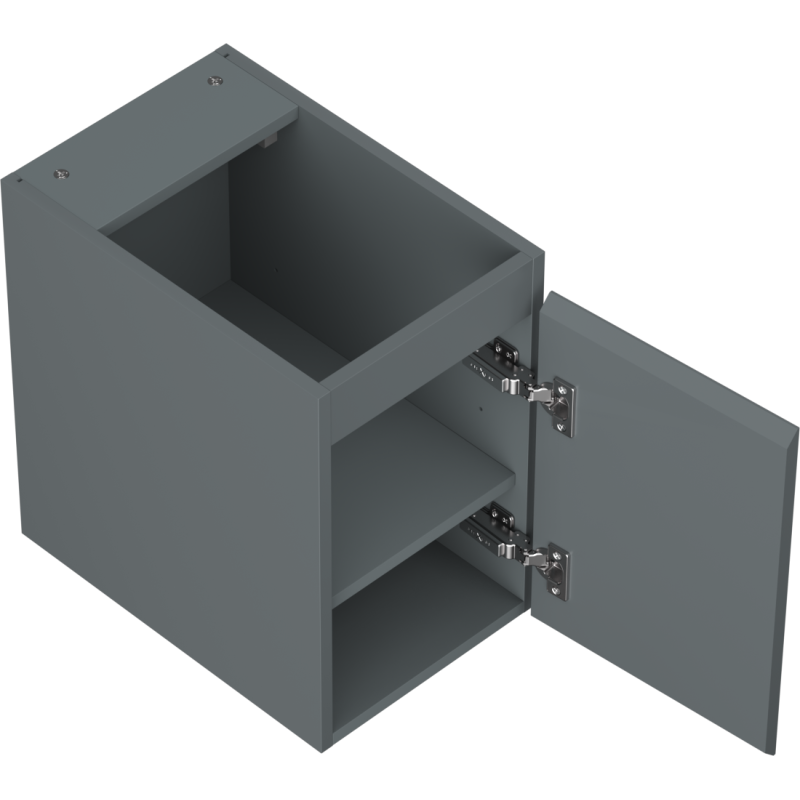 Mexen Orio bathroom cabinet under washbasin 30 cm, 1 door, matte graphite - 91A11-03047-1-BF66