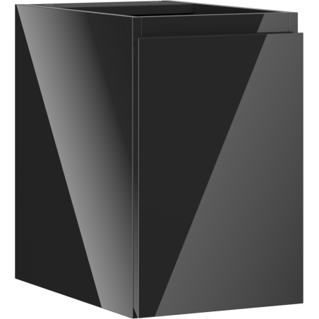 Mexen Orio bathroom cabinet under sink 30 cm, 1 door, black gloss - 91A11-03047-1-BF70