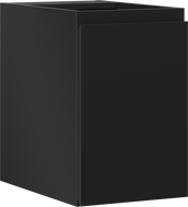 Mexen Orio bathroom cabinet under sink 30 cm, 1 door, black matte - 91A11-03047-1-BF71