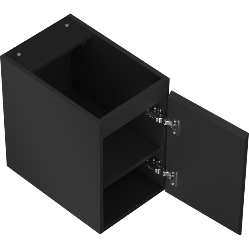 Mexen Orio bathroom cabinet under sink 30 cm, 1 door, black matte - 91A11-03047-1-BF71