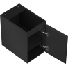 Mexen Orio 30 cm bathroom vanity cabinet, 1 door, matte black - 91A11-03047-1-BF71