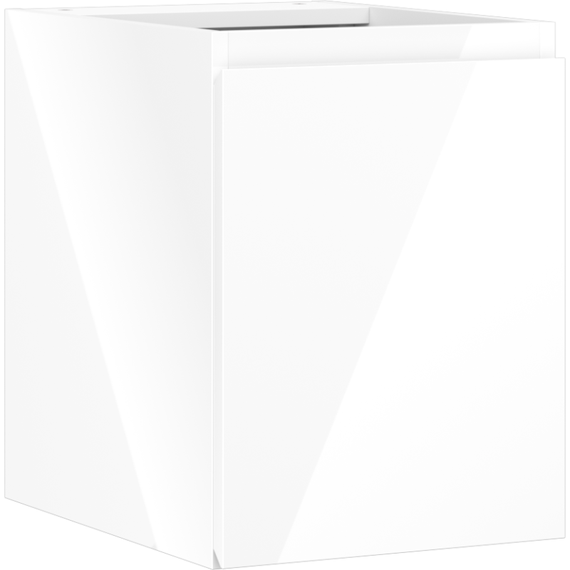 Mexen Orio bathroom cabinet for under sink 35 cm, 1 door, white gloss - 91A11-03547-1-BF00