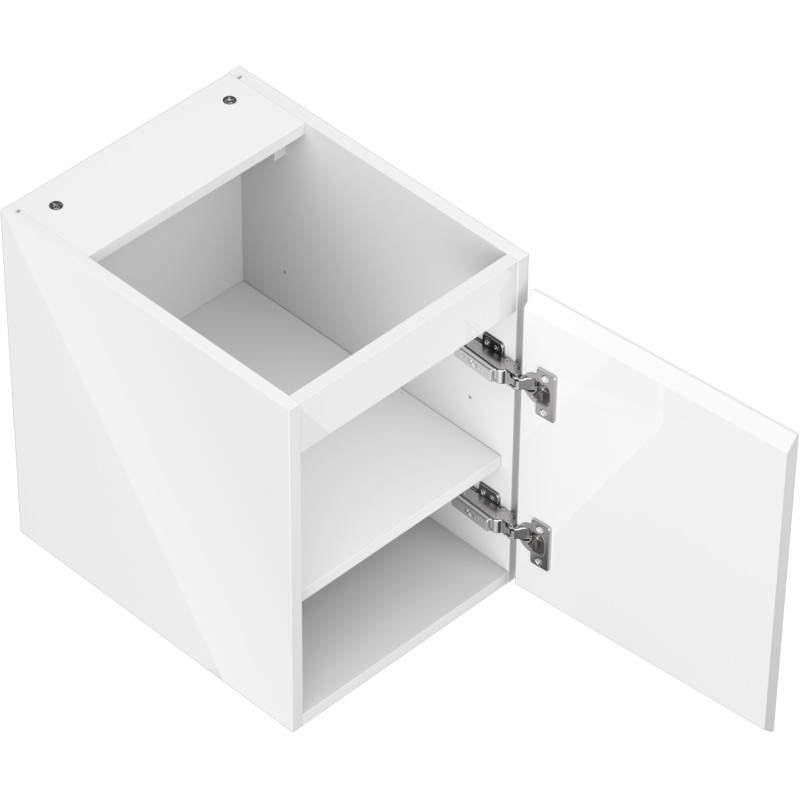 Mexen Orio 35 cm bathroom vanity cabinet, 1 door, glossy white - 91A11-03547-1-BF00