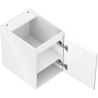 Mexen Orio 35 cm bathroom vanity cabinet, 1 door, glossy white - 91A11-03547-1-BF00