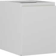 Mexen Orio bathroom cabinet under-washbasin 35 cm, 1 door, matte grey - 91A11-03547-1-BF62
