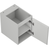 Mexen Orio bathroom cabinet under-sink 35 cm, 1 door, gray matte - 91A11-03547-1-BF62