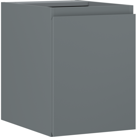 Mexen Orio bathroom vanity cabinet 35 cm, 1 door, matte graphite - 91A11-03547-1-BF66