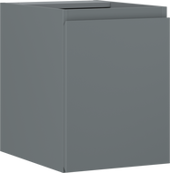 Mexen Orio bathroom vanity cabinet 35 cm, 1 door, matte graphite - 91A11-03547-1-BF66