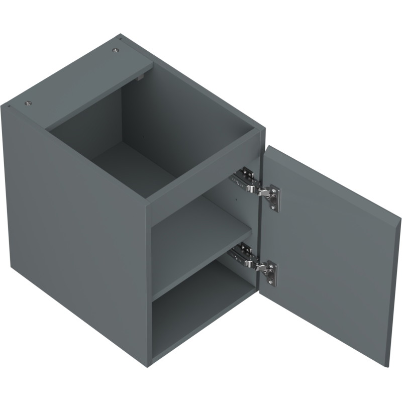 Mexen Orio 35 cm bathroom vanity cabinet, 1 door, matte graphite - 91A11-03547-1-BF66