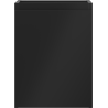 Mexen Orio 35 cm under-sink bathroom cabinet, 1 door, matte black - 91A11-03547-1-BF71
