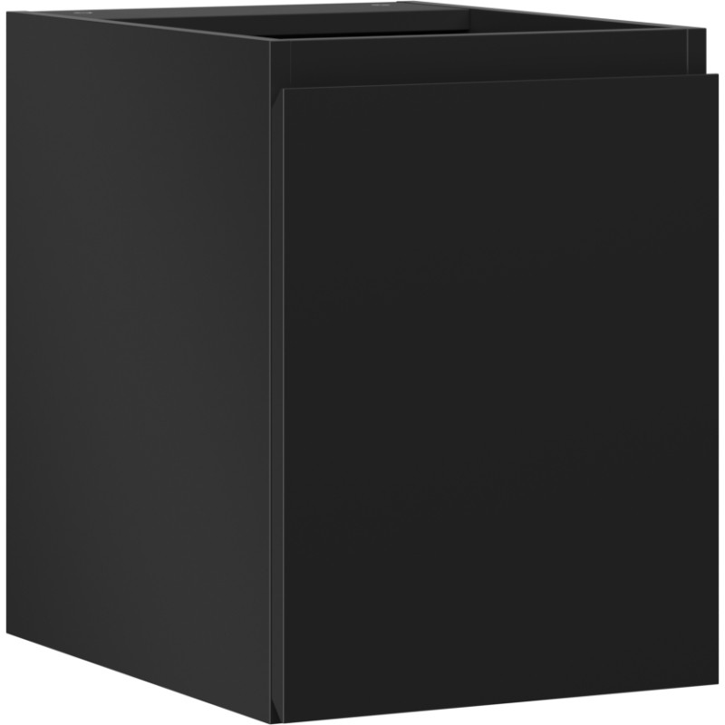 Mexen Orio 35 cm under-sink bathroom cabinet, 1 door, matte black - 91A11-03547-1-BF71