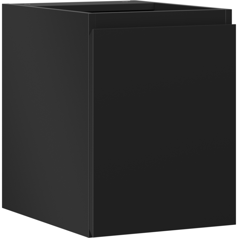 Mexen Orio bathroom cabinet for wash basin 35 cm, 1 door, black matte - 91A11-03547-1-BF71