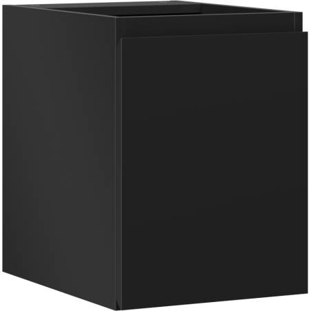 Mexen Orio bathroom cabinet for wash basin 35 cm, 1 door, black matte - 91A11-03547-1-BF71