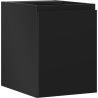Mexen Orio 35 cm under-sink bathroom cabinet, 1 door, matte black - 91A11-03547-1-BF71