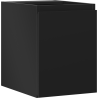 Mexen Orio bathroom cabinet for wash basin 35 cm, 1 door, black matte - 91A11-03547-1-BF71