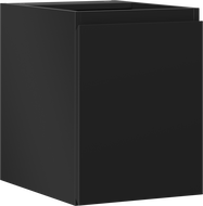Mexen Orio 35 cm under-sink bathroom cabinet, 1 door, matte black - 91A11-03547-1-BF71