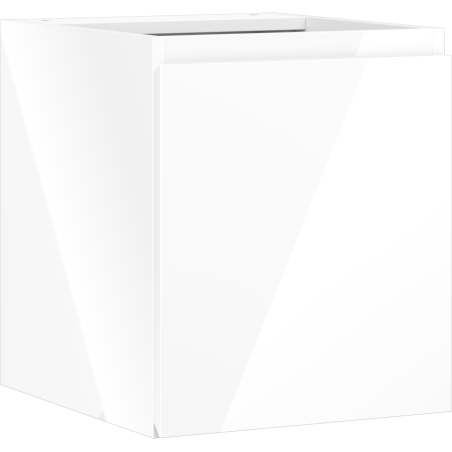 Mexen Orio 40 cm bathroom vanity cabinet, 1 door, glossy white - 91A11-04047-1-BF00