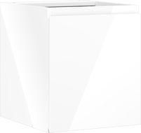 Mexen Orio 40 cm bathroom vanity cabinet, 1 door, glossy white - 91A11-04047-1-BF00