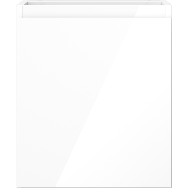 Mexen Orio bathroom cabinet under sink 40 cm, 1 door, white gloss - 91A11-04047-1-BF00