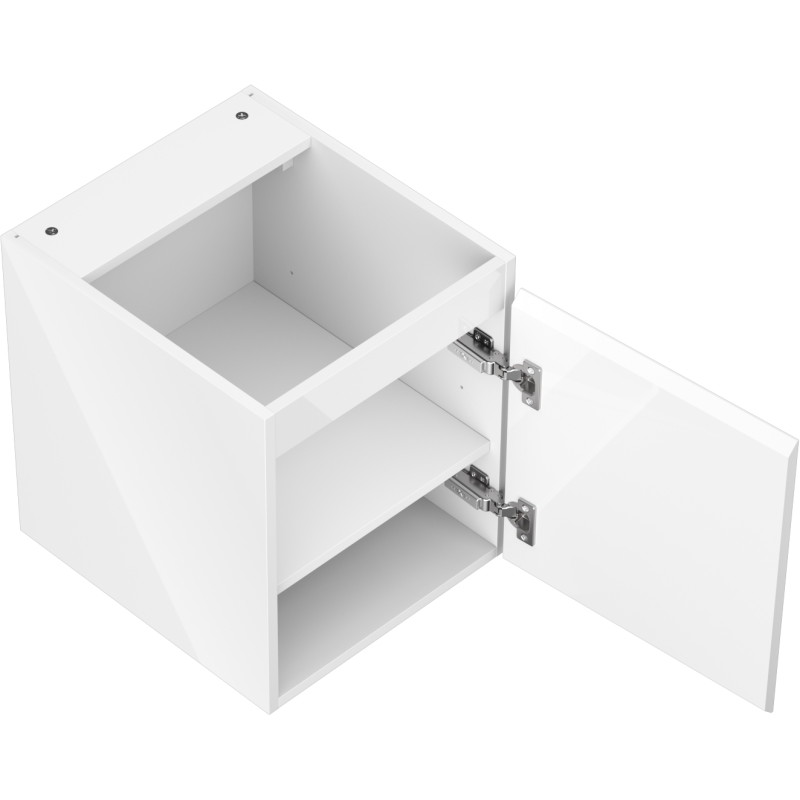 Mexen Orio 40 cm bathroom vanity cabinet, 1 door, glossy white - 91A11-04047-1-BF00
