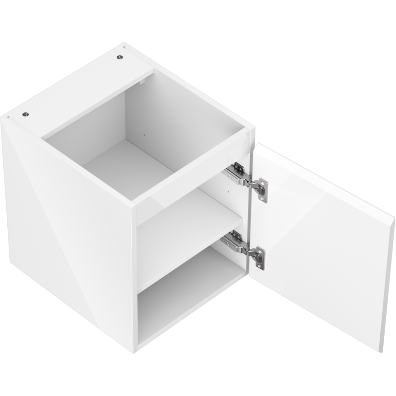 Mexen Orio bathroom cabinet under sink 40 cm, 1 door, white gloss - 91A11-04047-1-BF00