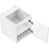 Mexen Orio 40 cm bathroom vanity cabinet, 1 door, glossy white - 91A11-04047-1-BF00