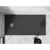 Mexen Stone+ composite rectangular shower tray 160 x 70 cm, anthracite - 44717016