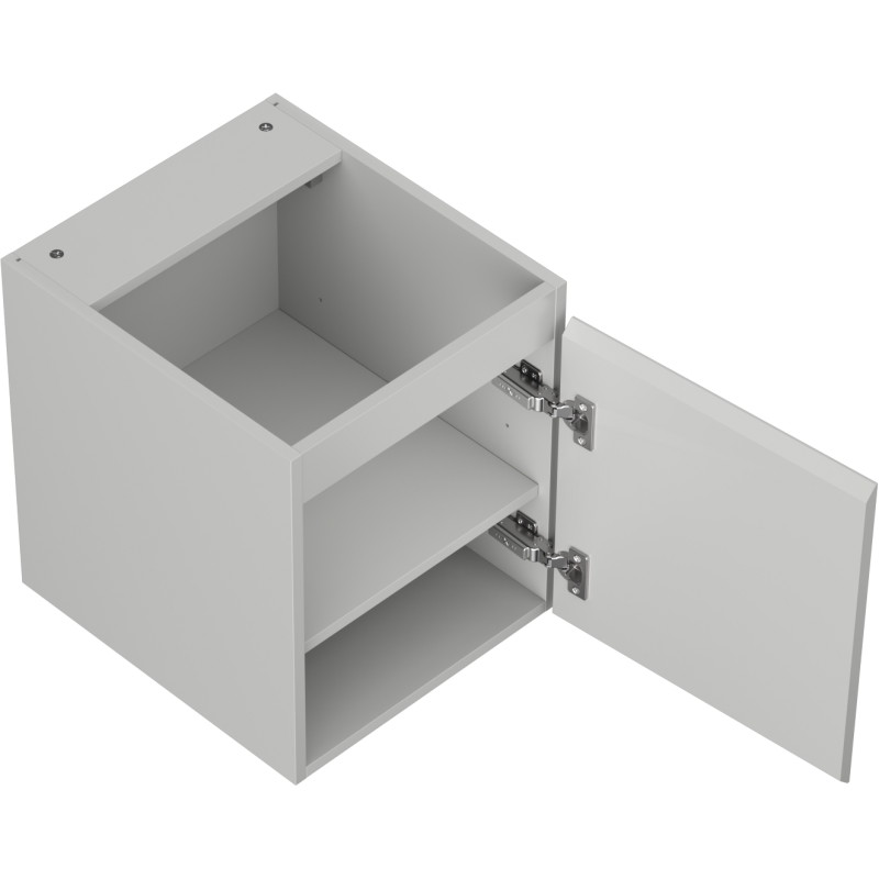 Mexen Orio 40 cm bathroom vanity cabinet, 1 door, matte gray - 91A11-04047-1-BF62