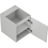 Mexen Orio bathroom cabinet for washbasin 40 cm, 1 door, gray matte - 91A11-04047-1-BF62
