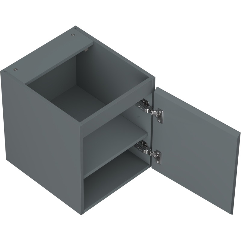 Mexen Orio 40 cm under-sink bathroom cabinet, 1 door, matte graphite - 91A11-04047-1-BF66