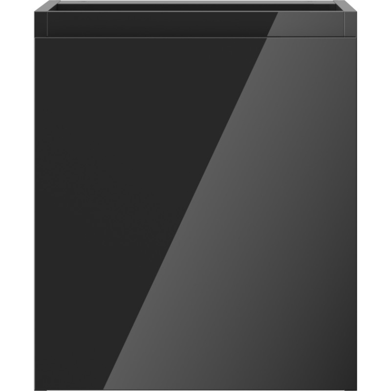Mexen Orio 40 cm bathroom vanity cabinet, 1 door, high-gloss black - 91A11-04047-1-BF70