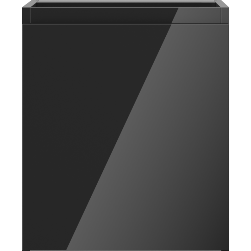 Mexen Orio 40 cm Bathroom Vanity Unit, 1 Door, Black Gloss - 91A11-04047-1-BF70