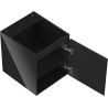 Mexen Orio bathroom cabinet for washbasin 40 cm, 1 door, black gloss - 91A11-04047-1-BF70