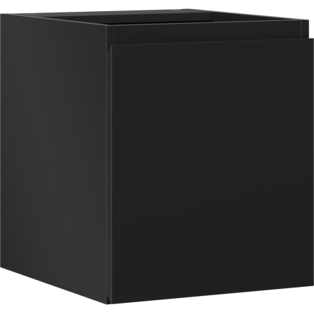 Mexen Orio 40 cm bathroom vanity cabinet, 1 door, matte black - 91A11-04047-1-BF71