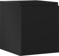 Mexen Orio 40 cm bathroom vanity cabinet, 1 door, matte black - 91A11-04047-1-BF71