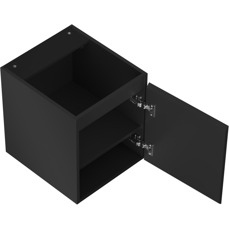 Mexen Orio 40 cm Vanity Unit, 1 Door, Black Matte - 91A11-04047-1-BF71
