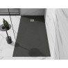 Mexen Stone+ composite rectangular shower tray 180 x 70 cm, anthracite - 44717018