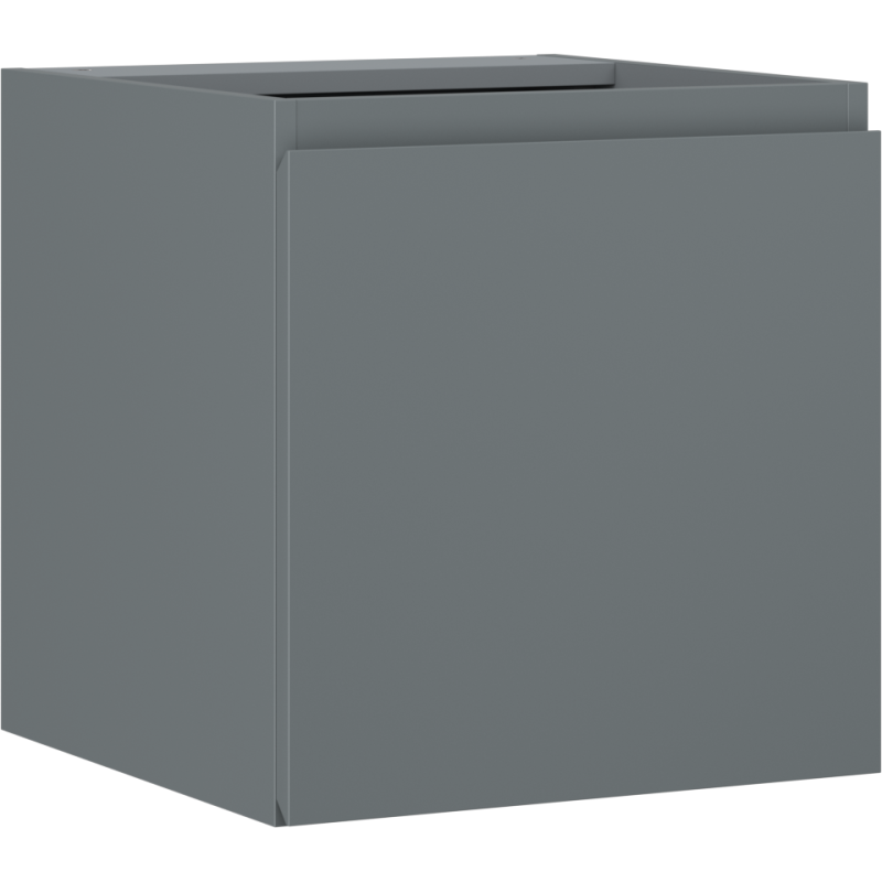 Mexen Orio bathroom cabinet for sink 45 cm, 1 door, matte graphite - 91A11-04547-1-BF66