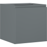 Mexen Orio bathroom cabinet for sink 45 cm, 1 door, matte graphite - 91A11-04547-1-BF66