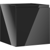 Mexen Orio bathroom cabinet under sink 45 cm, 1 door, black gloss - 91A11-04547-1-BF70