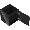 Mexen Orio bathroom cabinet under sink 45 cm, 1 door, black gloss - 91A11-04547-1-BF70