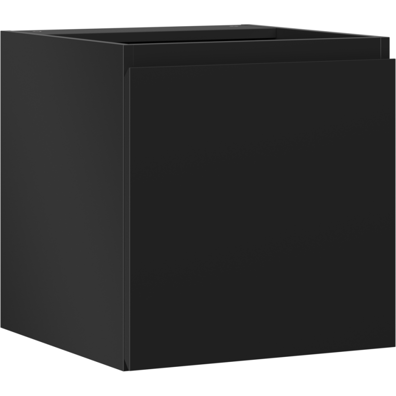 Mexen Orio bathroom cabinet under the sink 45 cm, 1 door, black matte - 91A11-04547-1-BF71