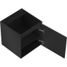 Mexen Orio bathroom cabinet under the sink 45 cm, 1 door, black matte - 91A11-04547-1-BF71