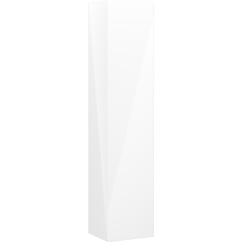 Mexen Orio bathroom column 35 cm, 1 door, white gloss - 91A11-03016-1-BF00